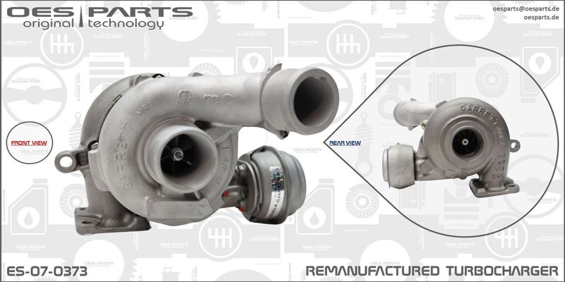 OES PARTS Kompresors, Turbopūte ES-07-0373